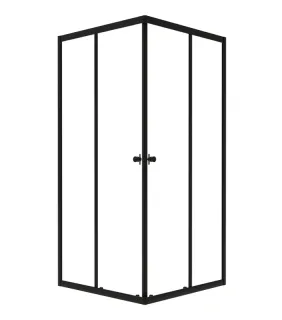 Душевой уголок Triton Вента Щ0000054466 90x90 см профиль чёрный стекло прозрачное